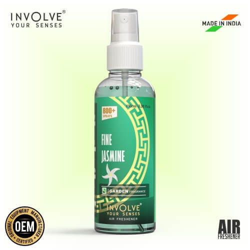Involve Garden Fragrances Car Perfume Spray - Jasmine Fragrance Car Air Freshener Spray