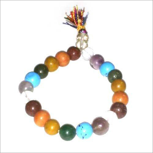 Round Beads Seven Chakra Bracelet
