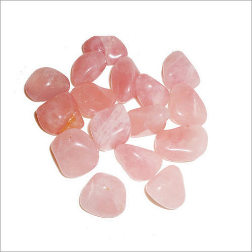 Rose Quartz Tumble Stones Size: Different Available