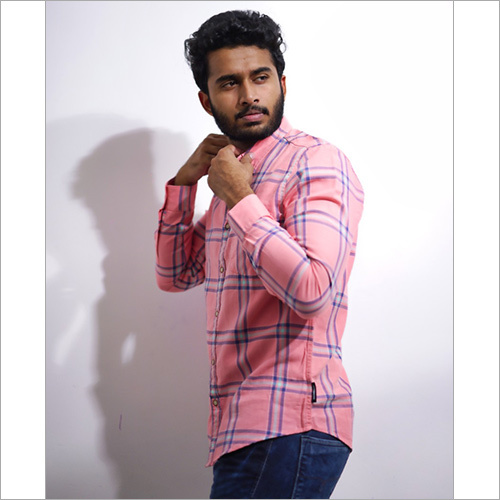 Cotton PINK Checks Shirt