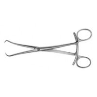 Conxport Reposition Forceps - Stainless Steel, Multiple Sizes, Matte Silver | Blunt Curved Tips, Serrated Ergonomic Handle, Autoclavable