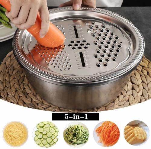 STAINLESS STEEL 3 IN 1 GRATER BASKET