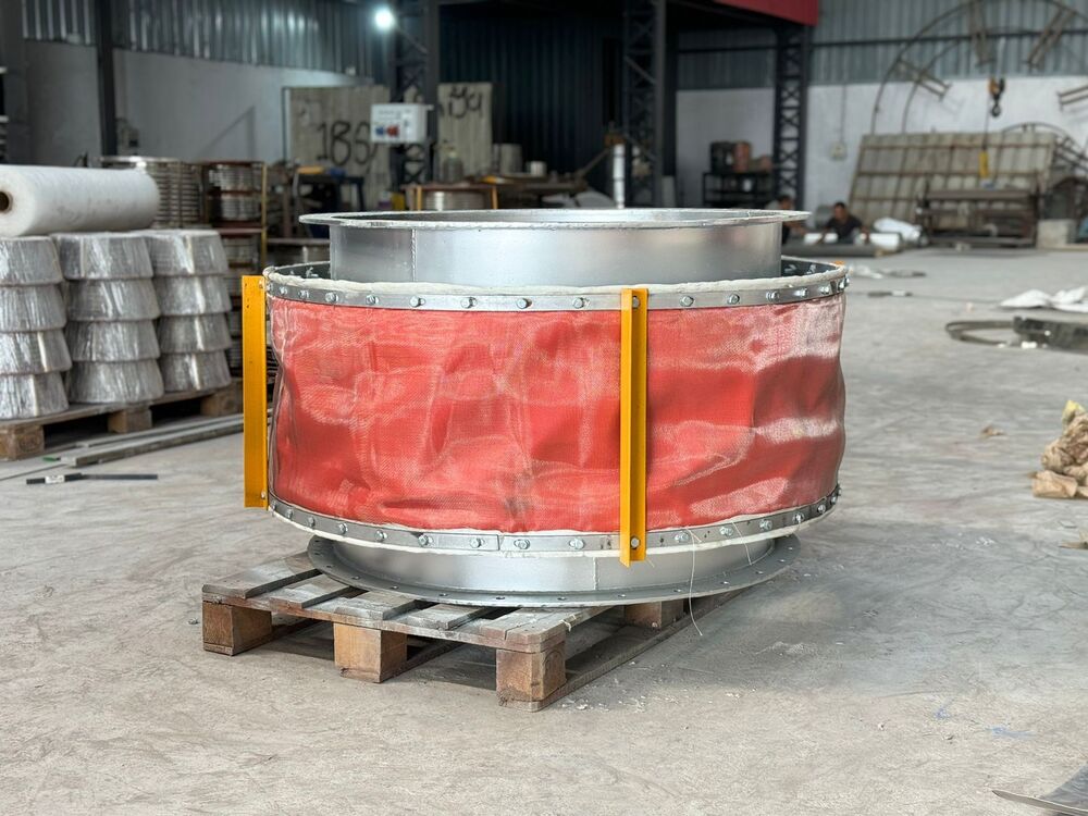Fabric Expansion Joint - Max. Temperature: 550A C Fahrenheit (Of)