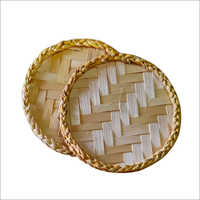 Round Bamboo Tray