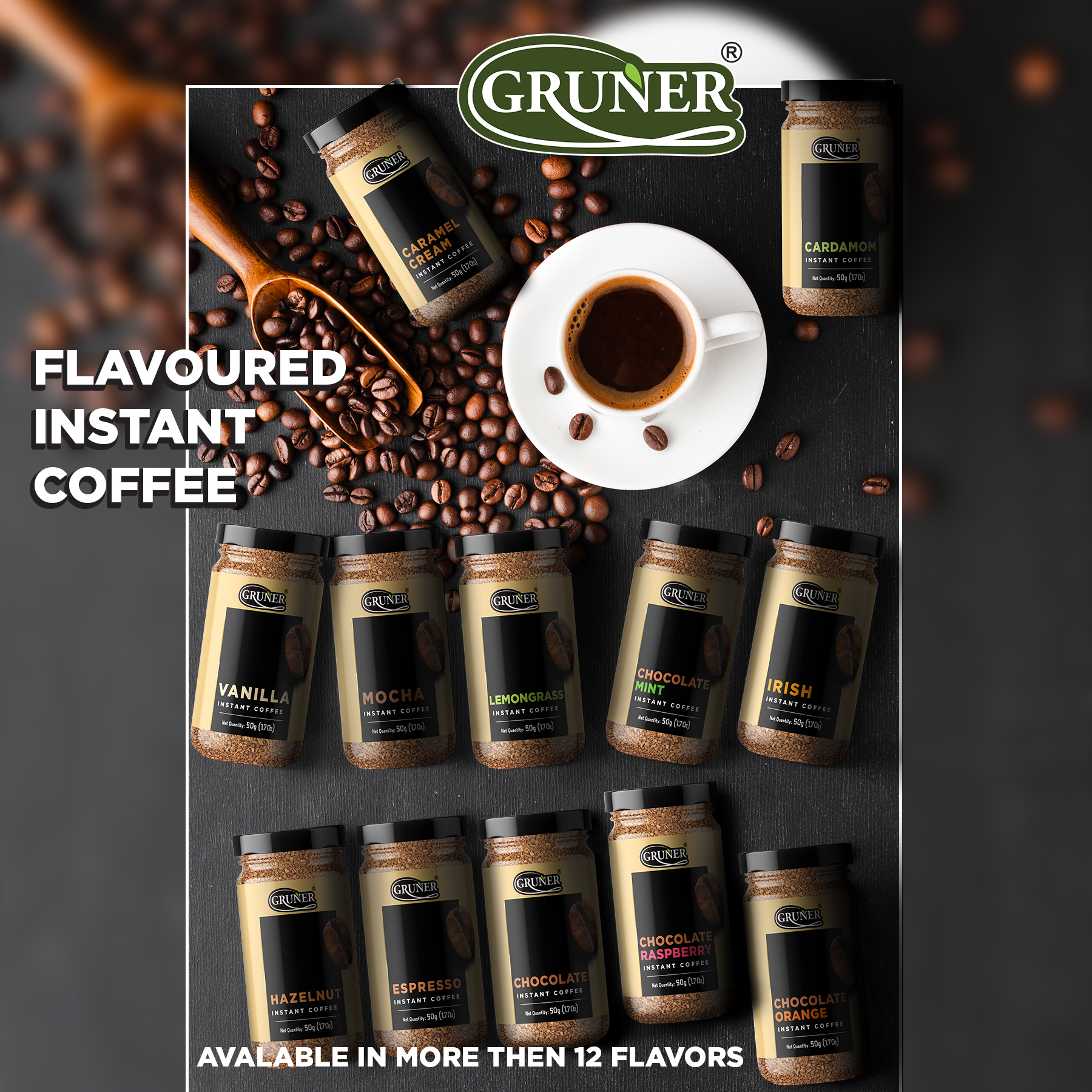 50 Mocha instant Coffee