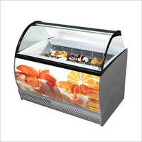 Ice Cream Display Counter - Color: Silver