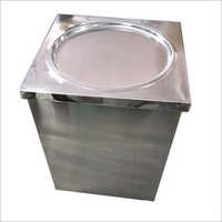 Ice Cream Roll Machine - Color: Stainless Steel