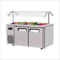 Refrigerated Buffet Table - Color: Silver