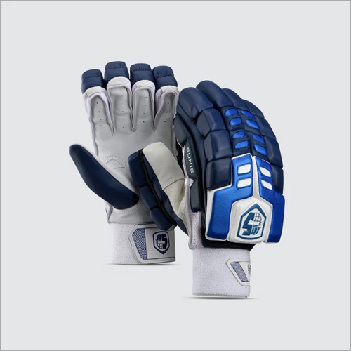 White Navy - Blue Light Blue Sonic Batting Gloves 