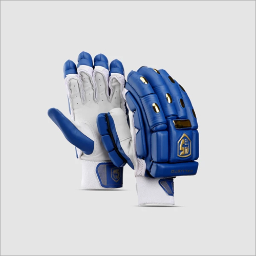 Blue and Gold Callisto Batting Gloves