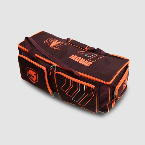 Rust And Orange Jaguar Wheelie Duffle Kit Bag