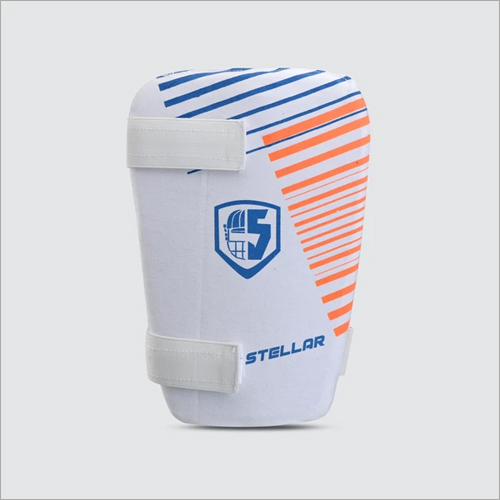 White Stellar Lightweight Low Density Fiber and Nylon Thigh Guard