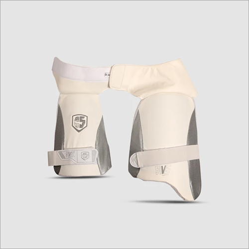 White Combo Thigh Guard Age Group: Adults