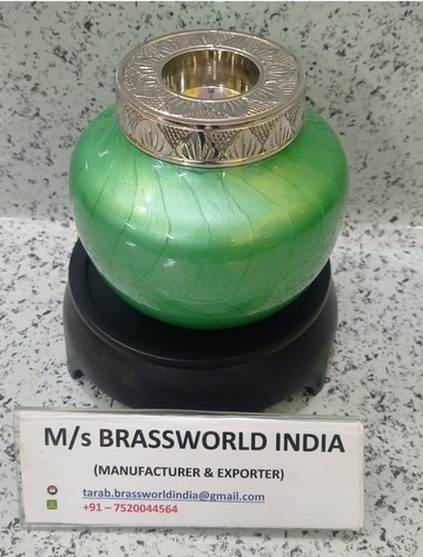 green small tea light cremation urn funeral supplies