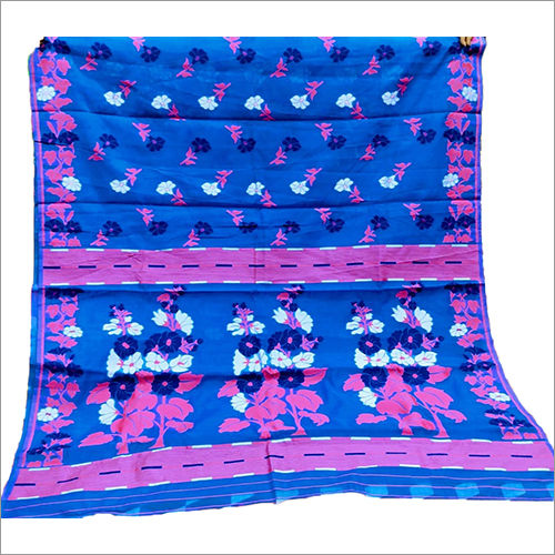 Multi Color Ladies Indian Jamdani Saree