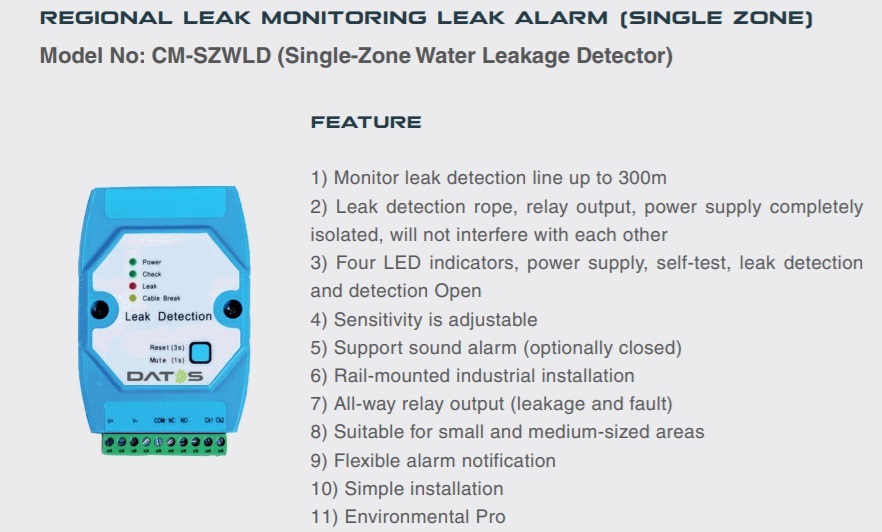 Water Leakage Detection System For Server Room