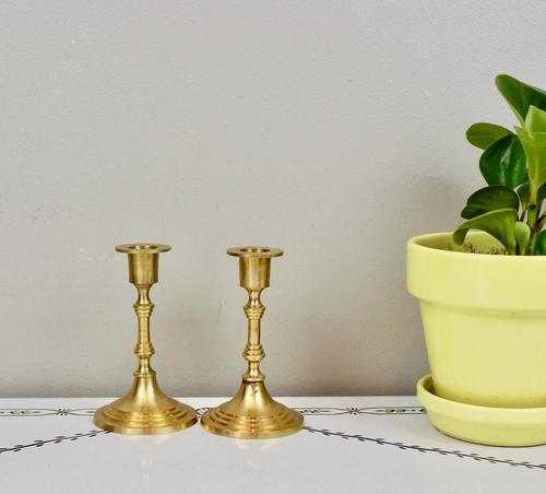 Brass Solid Candle Holder for Home Decor