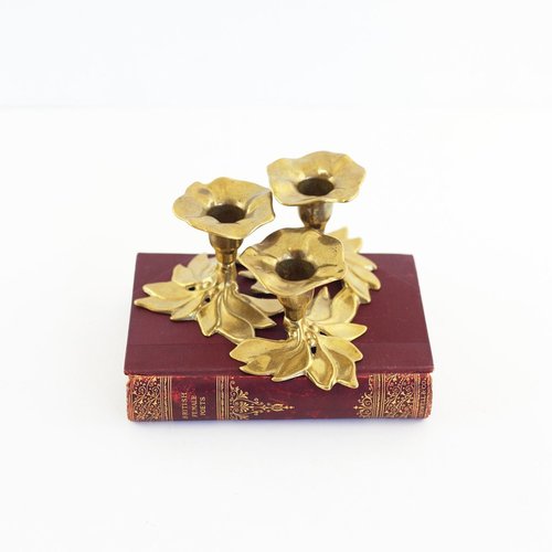 Brass Classic Style Candle Holder