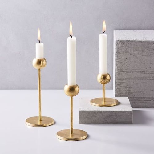 Brass High Quality Tulip Candle Holder