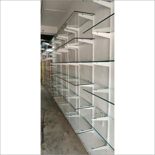 Showroom Glass Storage Shelf Scale: Heavy Duty