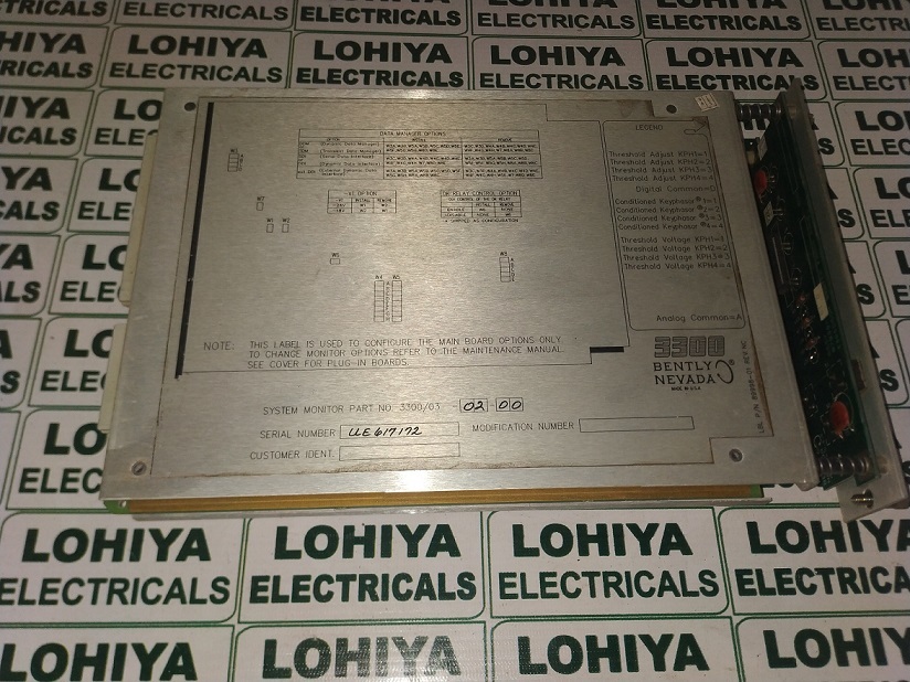 BENTLY NEVADA MODULE 3300/03-01-00