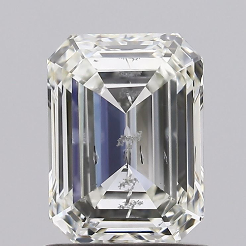 1.25 Carat SI2 Clarity EMERALD Lab Grown Diamond