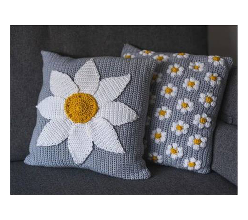 Crochet Fancy Cushion Cover