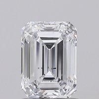 1.24 Carat SI1 Clarity EMERALD Lab Grown Diamond