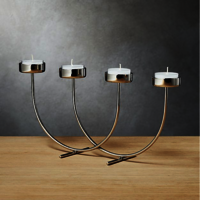 Brass Two Types of Candle Holder for Wedding