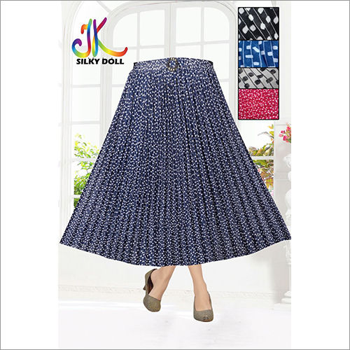 Ladies Dotted Print Skirt