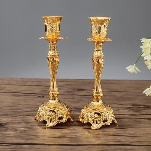 Brass Shining Altar Candle Holder