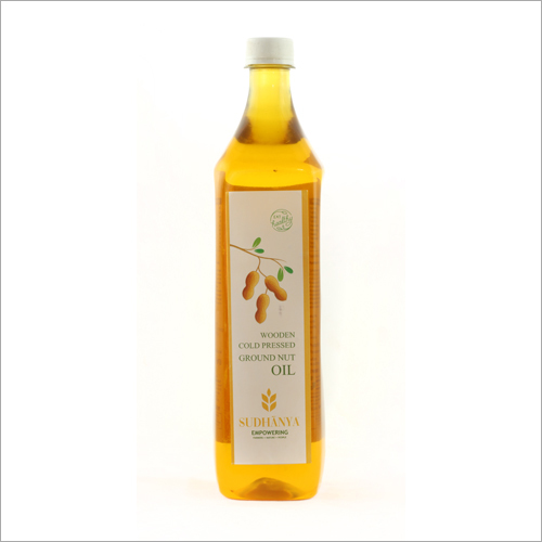 1000 Ml Wooden Cold Pressed Ground Nut Oil Packaging Size: 1 Litre