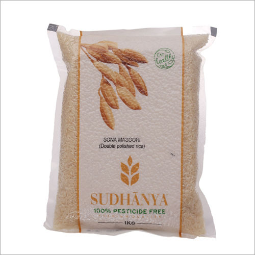 Brown 1 Kg Sona Masoori Rice