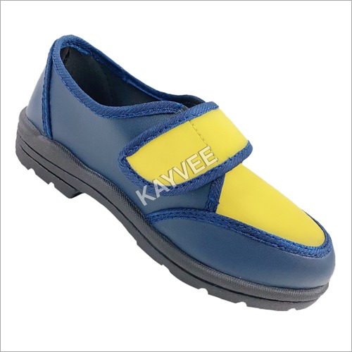 School Shoe-005 Ylw/Bl/Bk