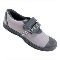 Grey Canvas Tennis Shoe
