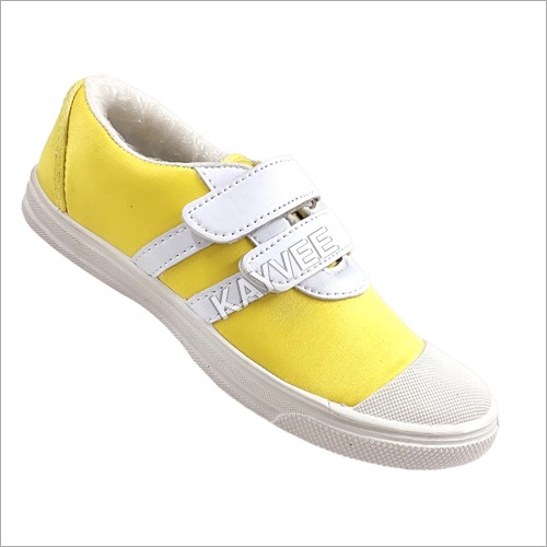 Velcro Yellow Tennis Shoes