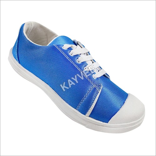 Blue Mens Canvas Shoe