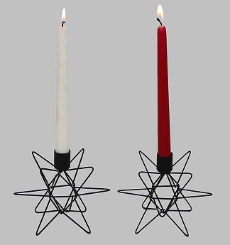 Iron Tea Light Candle Holder
