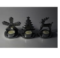 BRASS APPLIQUE CANDLE HOLDER