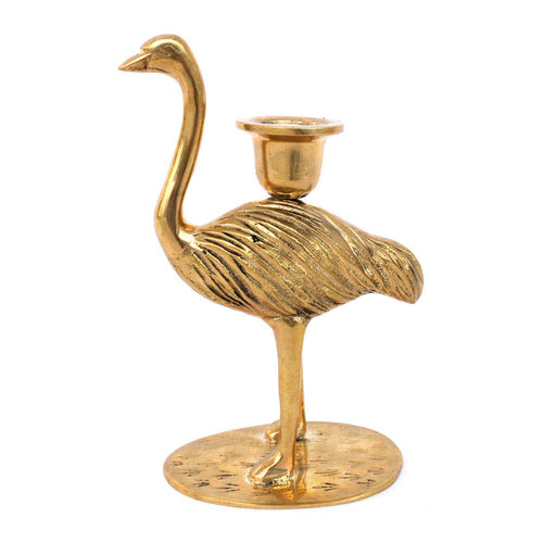 BIRD CANDLE STAND WITH TAPER