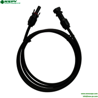 1000VDC solar jumper solar panel extension cable with pv connectors