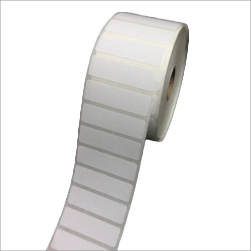 50mm White Chromo Barcode Label