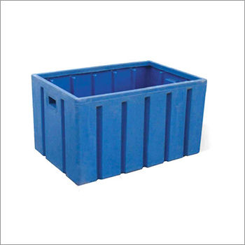 Plastic Blue Doff Baskets - Size: 300X200X100 Mm