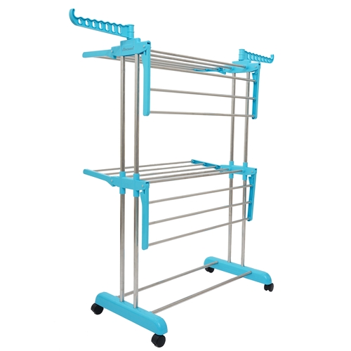 2 Layer/ Tier Stainless Steel Cloth Drying Stand