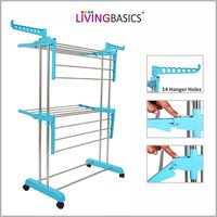2 Layer/ Tier Stainless Steel Cloth Drying Stand