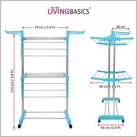 2 Layer/ Tier Stainless Steel Cloth Drying Stand
