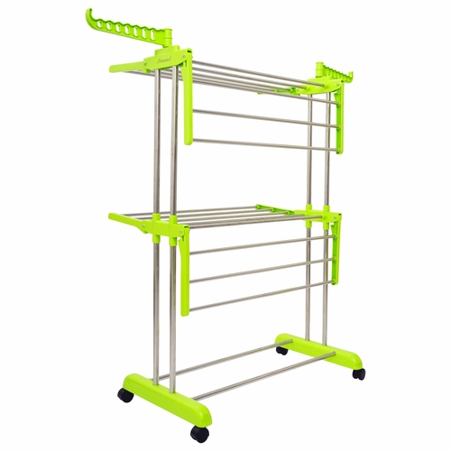 SS Floor Clothes Drying Rack (2 Tier)