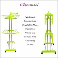 SS Floor Clothes Drying Rack (2 Tier)