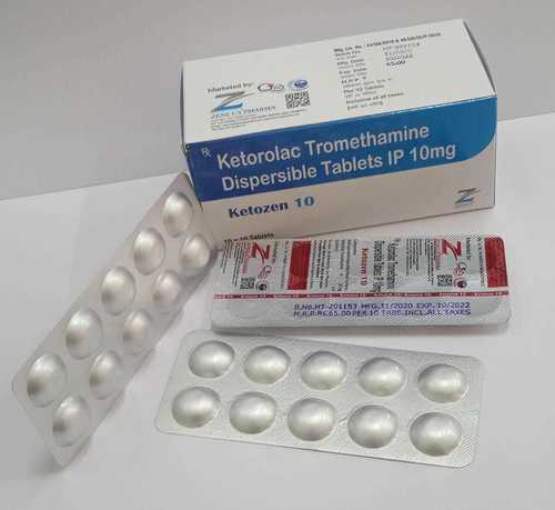 Ketorolac Tromethamine 10mg Dispersible Tablets