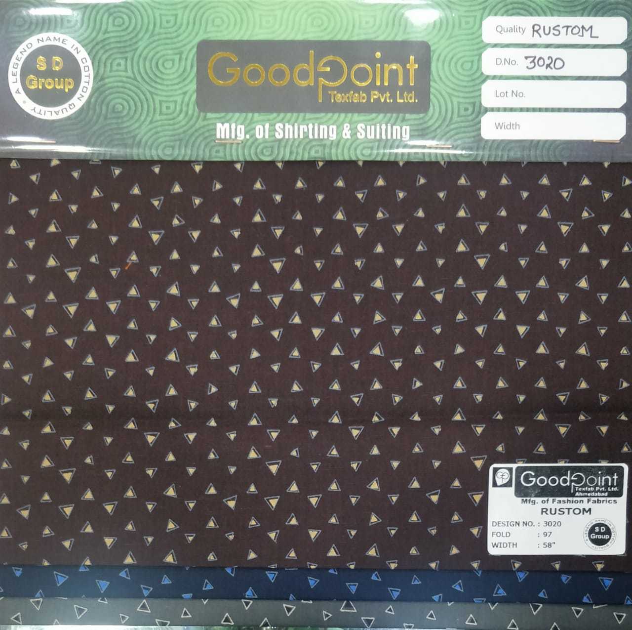 Rustom Barmuda Fabric